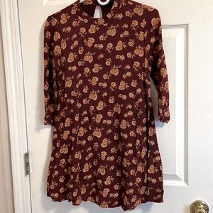 Mini long sleeve dress